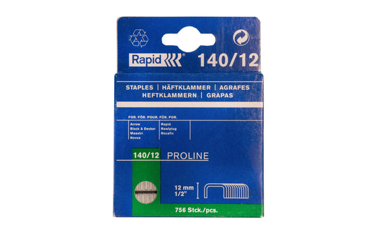 Rapid 1/2" (12 mm) Staples - Model 140/12