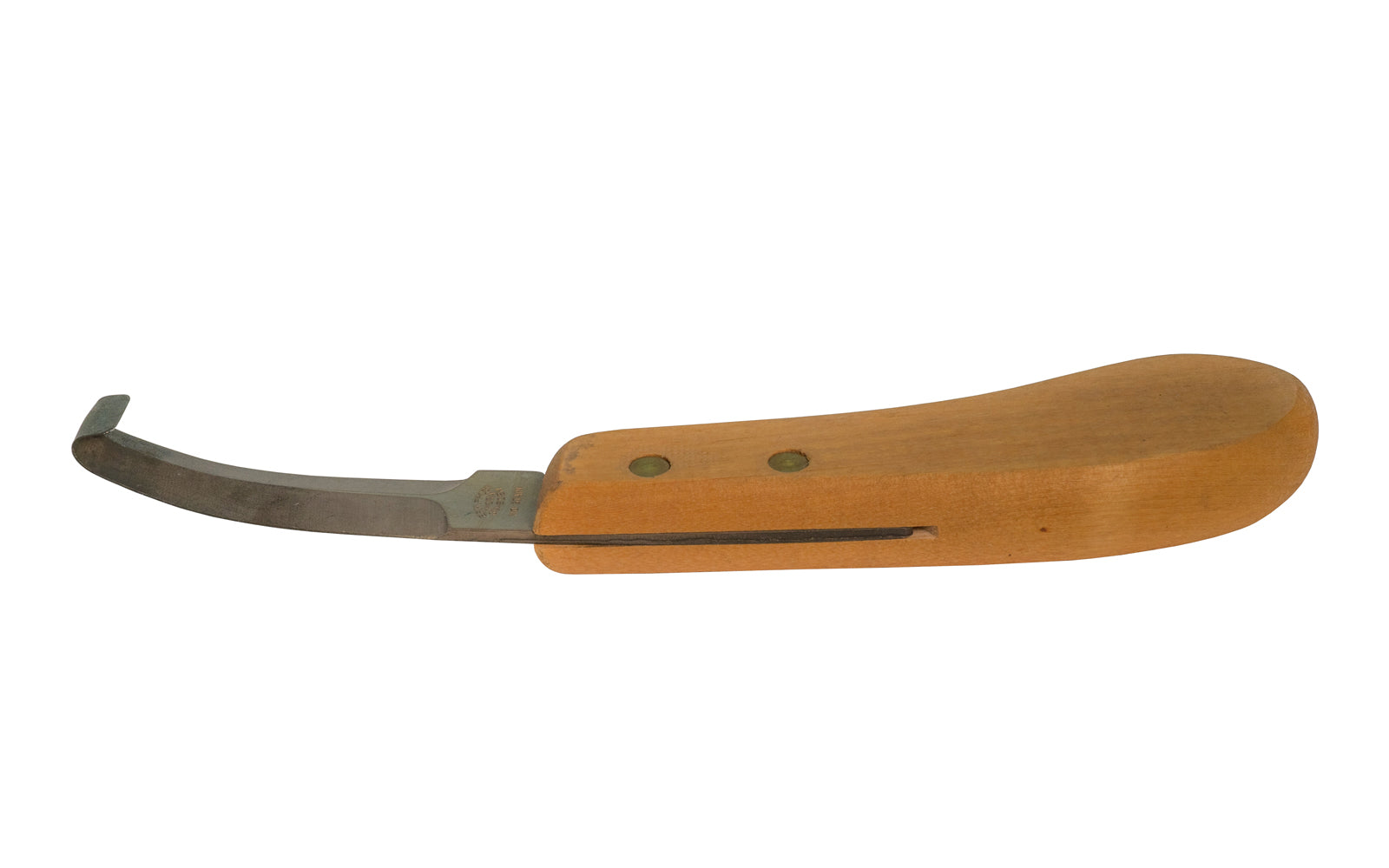 Mora Erik Frost Equus Hoof Ferrier's Knife ~ Double Edge Blade ~ Made in Östnor, Sweden · Made of high quality stainless steel ~ 2-1/2" long blade ~ Knife may also be used as a mini gouge