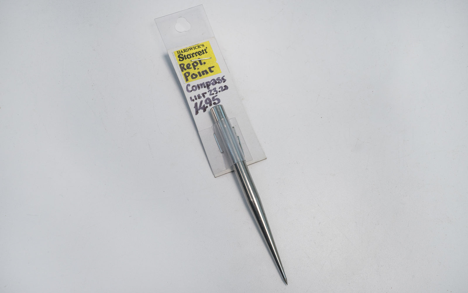 Starrett Replacement Leg Point for Compass. 4" Length. 5/16" Diameter at base. Made in USA.