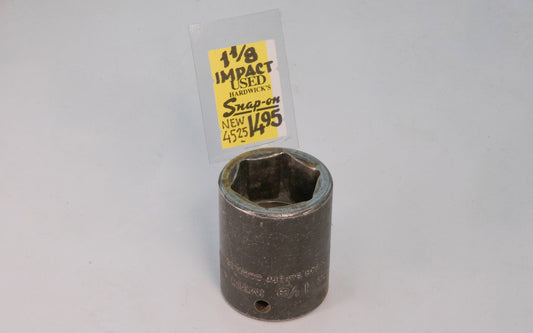 Snap-On 1-1/8" Impact Socket - USED. 1/2" Drive. Snap-On Model IM360. Made in USA.