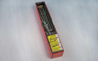 The Starrett 2" to 8" Solid Rod Inside Micrometer - USED. 50-200mm (2-8") Range, 0.01mm / .001" Grad. Model No. 124AZ.  Made in USA.