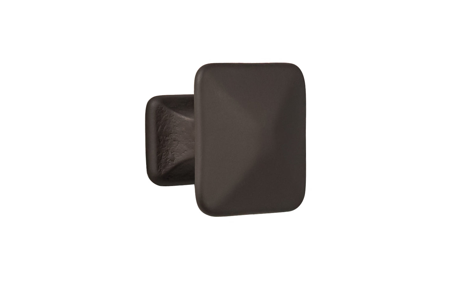 Vintage-style Hardware · Solid Brass Pyramid Shape Square Cabinet Knob ~ 1" size knob. Made of solid brass, this stylish knob has a smooth & weighty feel. Mission-style, Arts & Crafts style of hardware. Oil Rubbed Bronze Finish