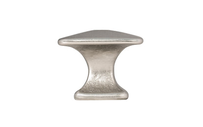 Vintage-style Hardware · Solid Brass Pyramid Shape Square Cabinet Knob ~ 1" size knob. Made of solid brass, this stylish knob has a smooth & weighty feel. Mission-style, Arts & Crafts style of hardware. Brushed Nickel  Finish