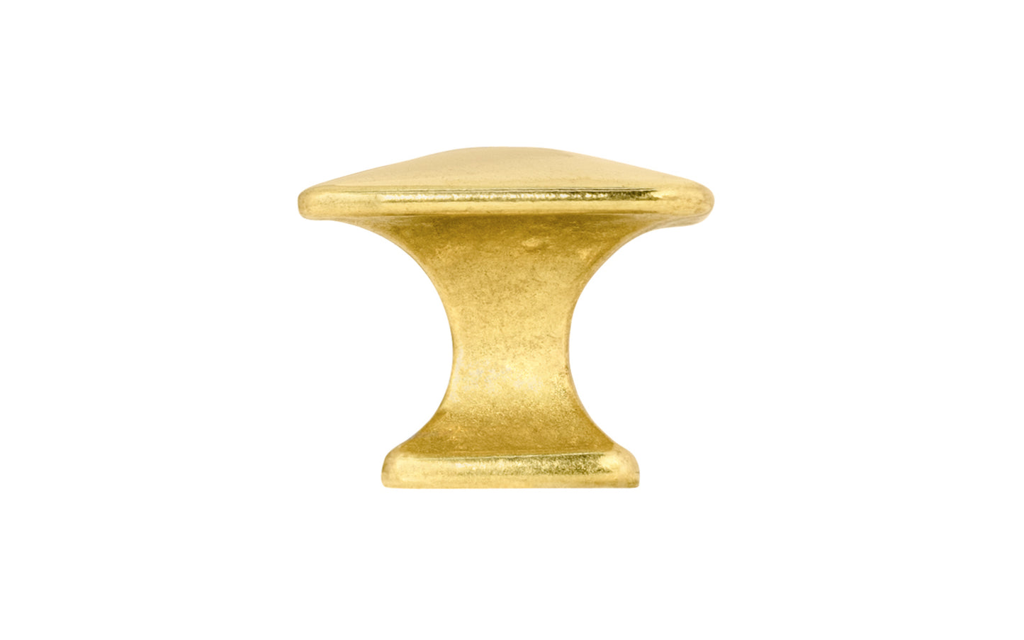 Vintage-style Hardware · Solid Brass Pyramid Shape Square Cabinet Knob ~ 1" size knob. Made of solid brass, this stylish knob has a smooth & weighty feel. Mission-style, Arts & Crafts style of hardware. Unlacquered brass (will patina naturally). Non-lacquered brass.