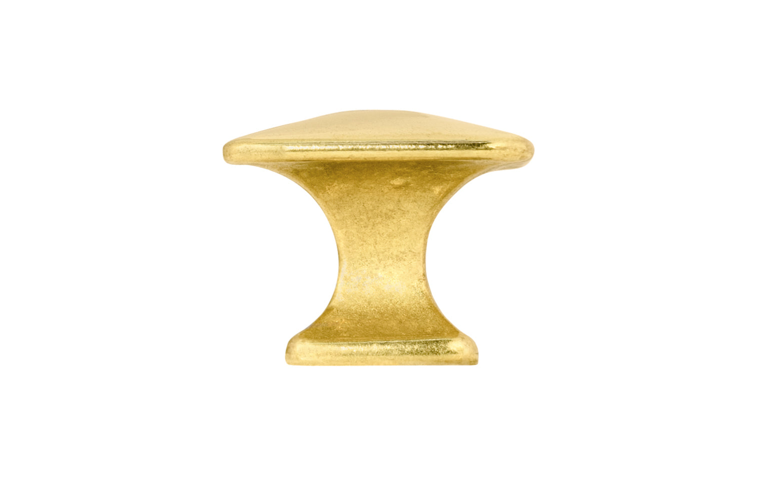 Vintage-style Hardware · Solid Brass Pyramid Shape Square Cabinet Knob ~ 1" size knob. Made of solid brass, this stylish knob has a smooth & weighty feel. Mission-style, Arts & Crafts style of hardware. Unlacquered brass (will patina naturally). Non-lacquered brass.
