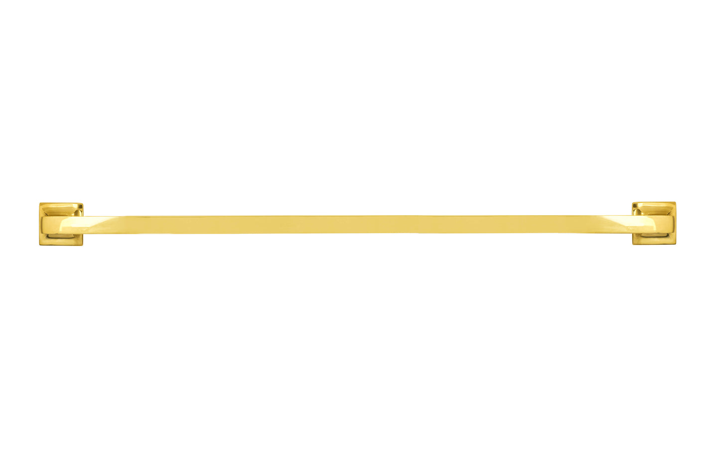 Large Solid Brass Handle ~ 12" On Centers