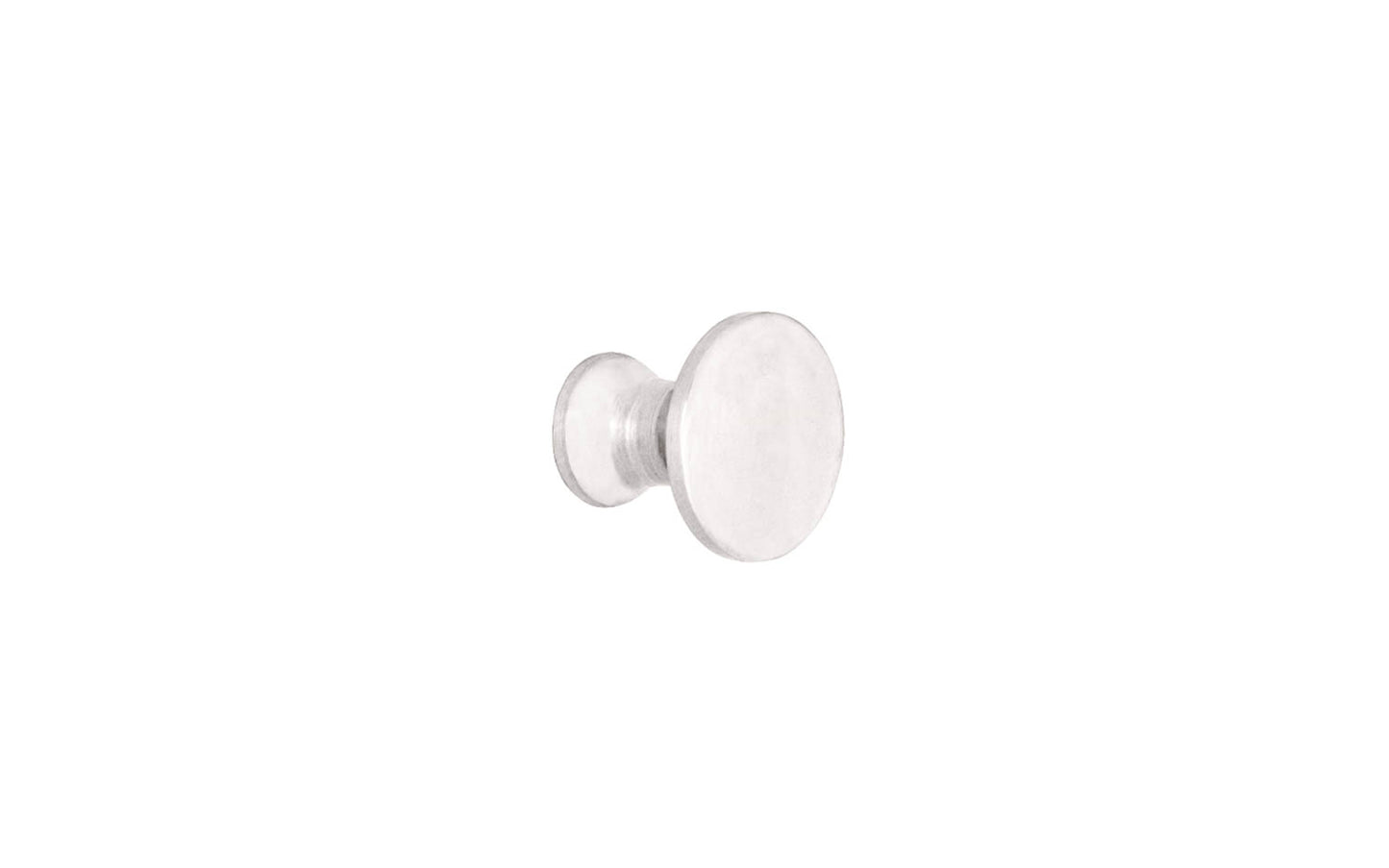 Solid Brass Mini Knob ~ 1/2" Diameter