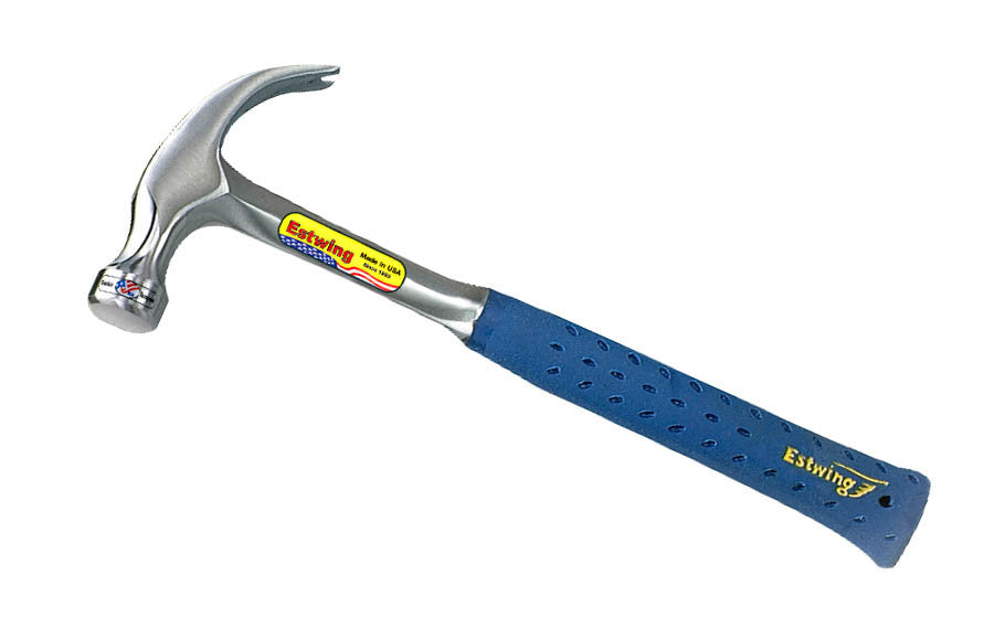Estwing Curved Claw Hammer With Nylon Grip ~ Smooth Face ~ Made in the USA