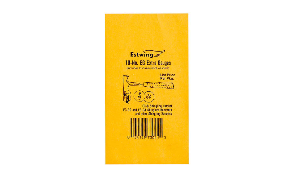 Estwing Extra Gauges for Shingle Hatchets ~ Made in the USA
