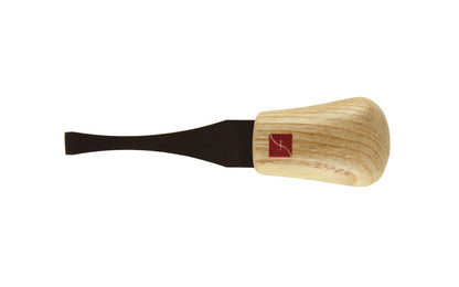 Made in USA • Model FR316 ~ Palm Carving Tool is great for carving smaller sized projects. Handle fits comfortably in the palm for good close control to your work. The blade is made of High Carbon Steel. Cutting edge is hand honed & polished - Single Bevel Chisel - #1 x 3/8" (9 mm) - wide blade - No. 1 - Micro Chisel 