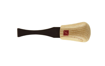 Made in USA • Model FR406 ~ Palm Carving Tool is great for carving smaller sized projects. Handle fits comfortably in the palm for good close control to your work. The blade is made of High Carbon Steel. Cutting edge is hand honed & polished - Single Bevel Chisel - #1 x 5/8" (16 mm) - wide blade - No. 1 - Micro Chisel 