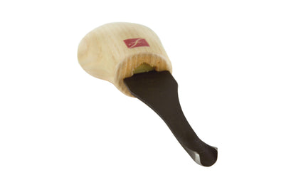 Made in USA • Model FR408 ~ Palm Carving Tool is great for carving smaller sized projects. Handle fits comfortably in the palm for good close control to your work. The blade is made of High Carbon Steel. Cutting edge is hand honed & polished - Palm Gouge - No. 11 Sweep #11 Palm Tool - Sweep #11 x 1/4" (6 mm) ~ 651646004084