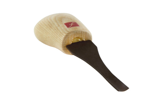 Made in USA • Model FR426 ~ Palm Carving Tool is great for carving smaller sized projects. Handle fits comfortably in the palm for good close control to your work. The blade is made of High Carbon Steel. Cutting edge is hand honed & polished - Palm Gouge - No. 6 Sweep #6 Palm Tool - Sweep #6 x 1/4" (6 mm) wide blade ~ 651646004268