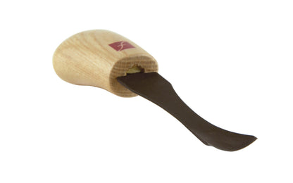 Made in USA • Model FR701 ~ Palm Carving Tool is great for carving smaller sized projects. Handle fits comfortably in the palm for good close control to your work. The blade is made of High Carbon Steel. Cutting edge is hand honed & polished - Palm Gouge - No. 6 Sweep #6 Palm Tool - Sweep #6 x 13/16" (20 mm) wide blade ~ 651646007016