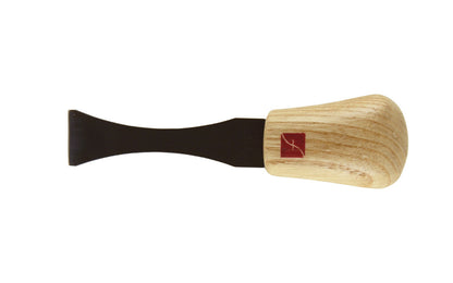 Made in USA • Model FR705 ~ Palm Carving Tool is great for carving smaller sized projects. Handle fits comfortably in the palm for good close control to your work. The blade is made of High Carbon Steel. Cutting edge is hand honed & polished - Single Bevel Chisel - #1 x 7/8" (22 mm) - wide blade - No. 1 - Micro Chisel 