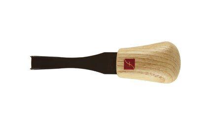 Made in USA • Model FR735 ~ Palm Carving Macaroni Tool is great for carving smaller sized projects. Handle fits comfortably in the palm for good close control to your work. The blade is made of High Carbon Steel. Cutting edge is hand honed & polished - Palm Gouge - 7/16" (11 mm) wide blade - Macaroni Gouge 