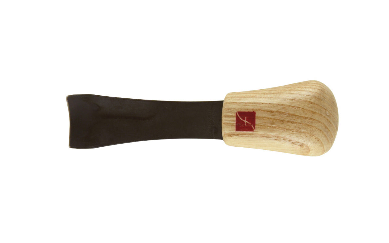 Made in USA • Model FR906 ~ Palm Carving Tool is great for carving smaller sized projects. Handle fits comfortably in the palm for good close control to your work. The blade is made of High Carbon Steel. Cutting edge is hand honed & polished - Palm Gouge - No. 6 Sweep #6 Palm Tool - Sweep #6 x 1" (26 mm) 