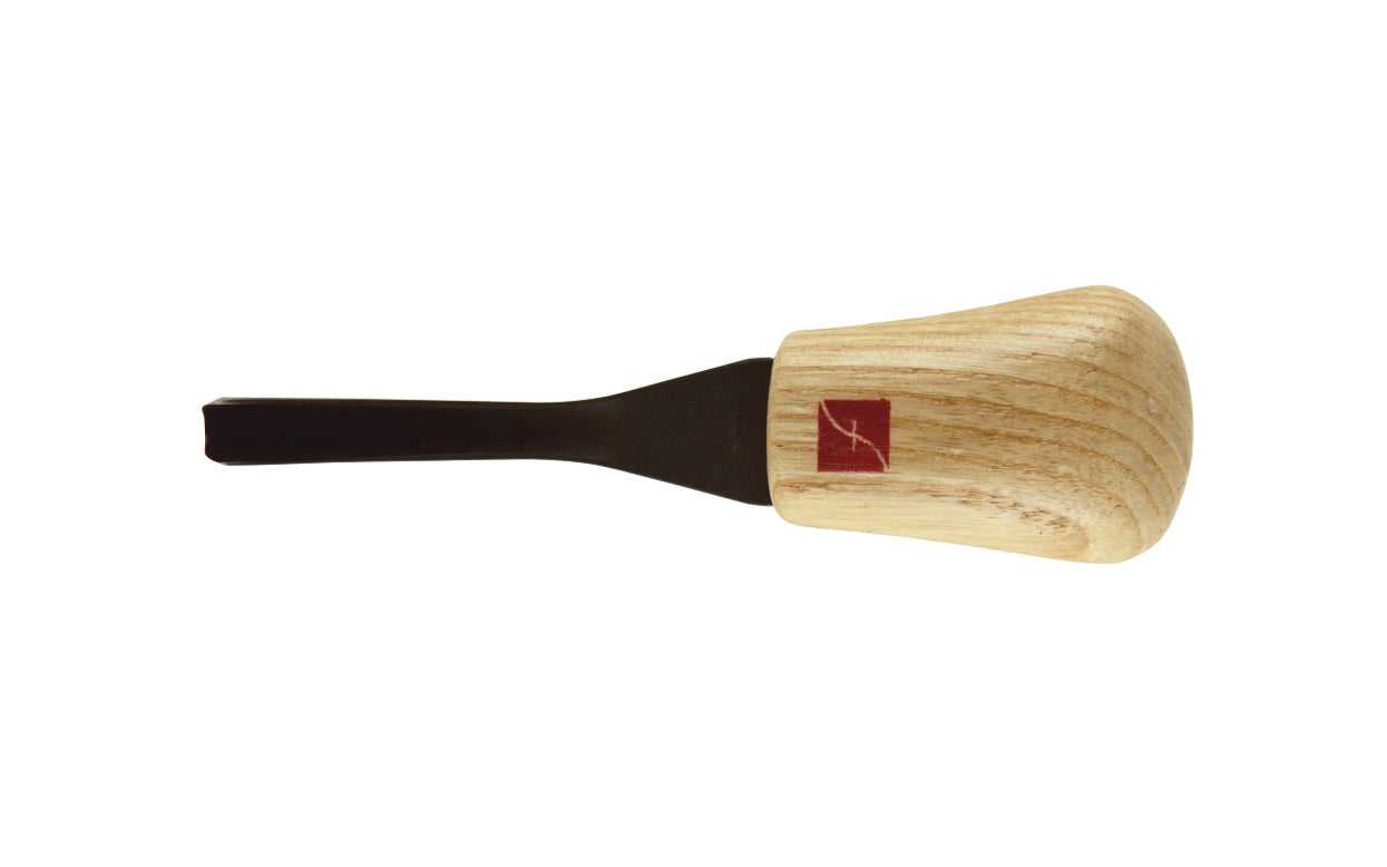 Made in USA • Model FR925 ~ Palm Carving Tool is great for carving smaller sized projects. Handle fits comfortably in the palm for good close control to your work. The blade is made of High Carbon Steel. Cutting edge is hand honed & polished - Palm Gouge - No. 11 Sweep #11 Palm Tool - Sweep #11 x 5/16" (8 mm) wide blade
