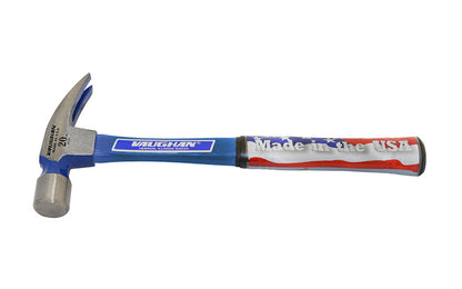 Vaughan FS999 smooth face rip hammer has a hollow-core fiberglass handle which provides better balance & more effective shock absorption than typical solid fiberglass handles. Slip resistant grip, contoured for comfort. Smooth face 20 oz head weight. Vaughan Mfg Co. Made in USA. 051218105087. Vaughan Rip Hammer