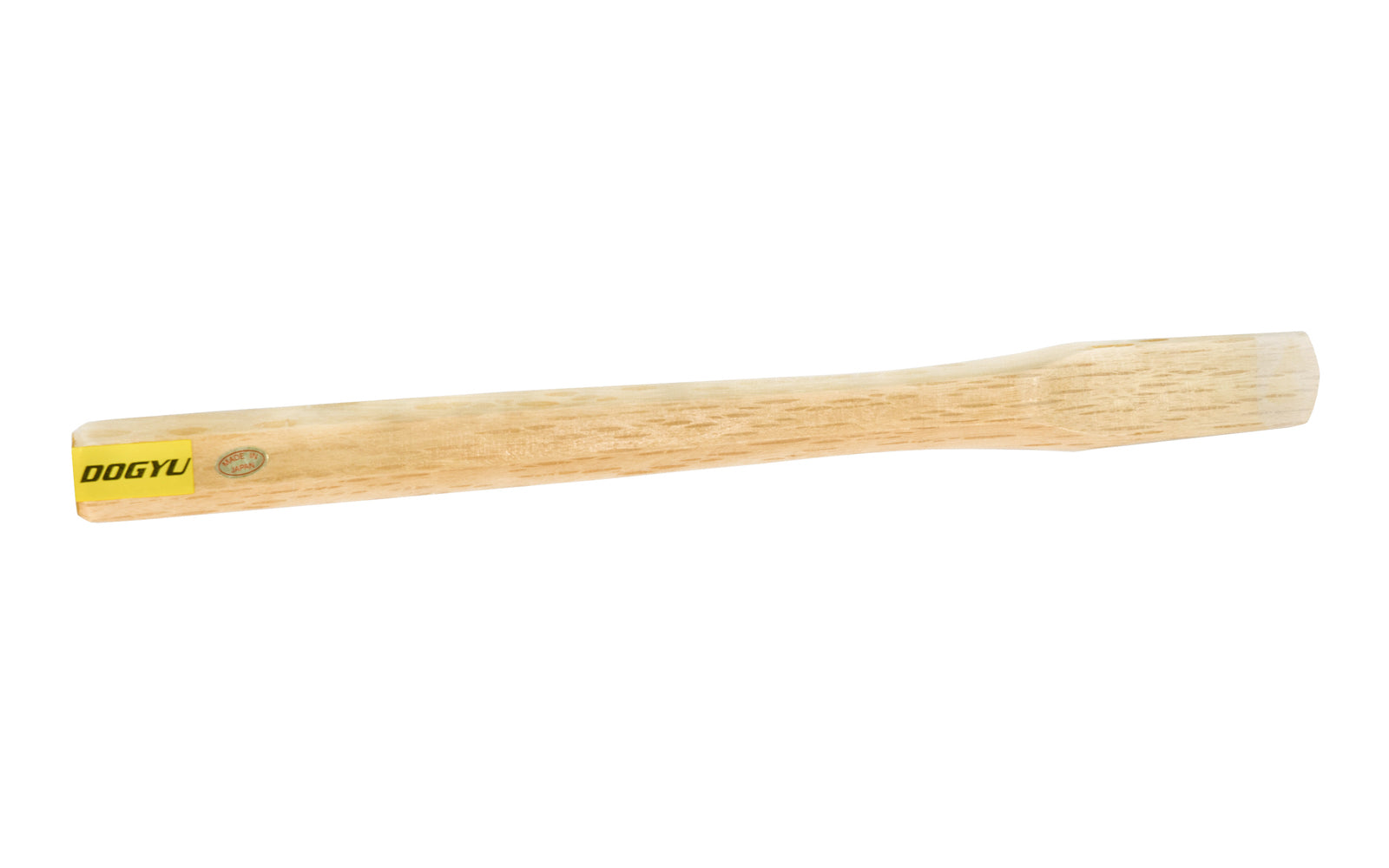 Replacement handle for the Japanese Dogyu Kariwaku Hammer - 495 g model. Wooden handle is made of Japanese White Oak.   Made in Japan. 4962819003701. Model 003701. 