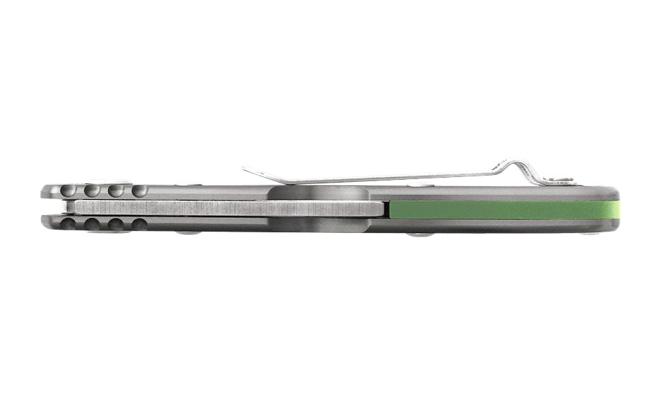 Buck Knives 722 Spitfire Folding Pocket Knife is designed for everyday carry. The blade can easily be opened with one hand & locks open with a lockback design. Anodized Gray Aluminum handle offers a sleek & lightweight design. Pocket clip attached to knife. Length 4-1/2" closed. Made in USA. 0722GYS1-B. 033753119910