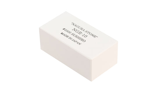 Japanese Suehiro Nagura Stone - 1000 Grit designed for bringing out the distinct characteristic of the whetstone. When used, It creates a slurry on a waterstone & maintains a clean surface & enchances the performance of the whetstone. Gently soak the whetstone surface with enough water before use.  Made in Japan.
