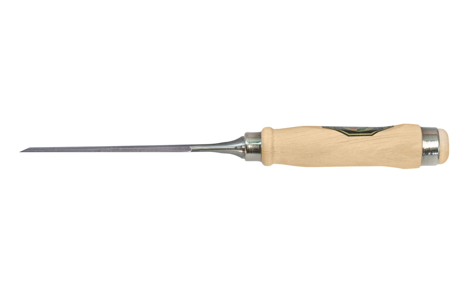 Made in Germany ~ Two Cherries · 1001 series ~ high carbon steel ~ Tempered to Rc61 Rockwell ~ Varnished flat Hornbeam handle - Stechbeitel - Firmer Chisel - short length, light pattern, bevelled edges, Flat hornbeam handle - bevel edge - steel ferrule ~ Use with mallets - 10 mm - 10MM Wide - 4016649101202 - 1001/010
