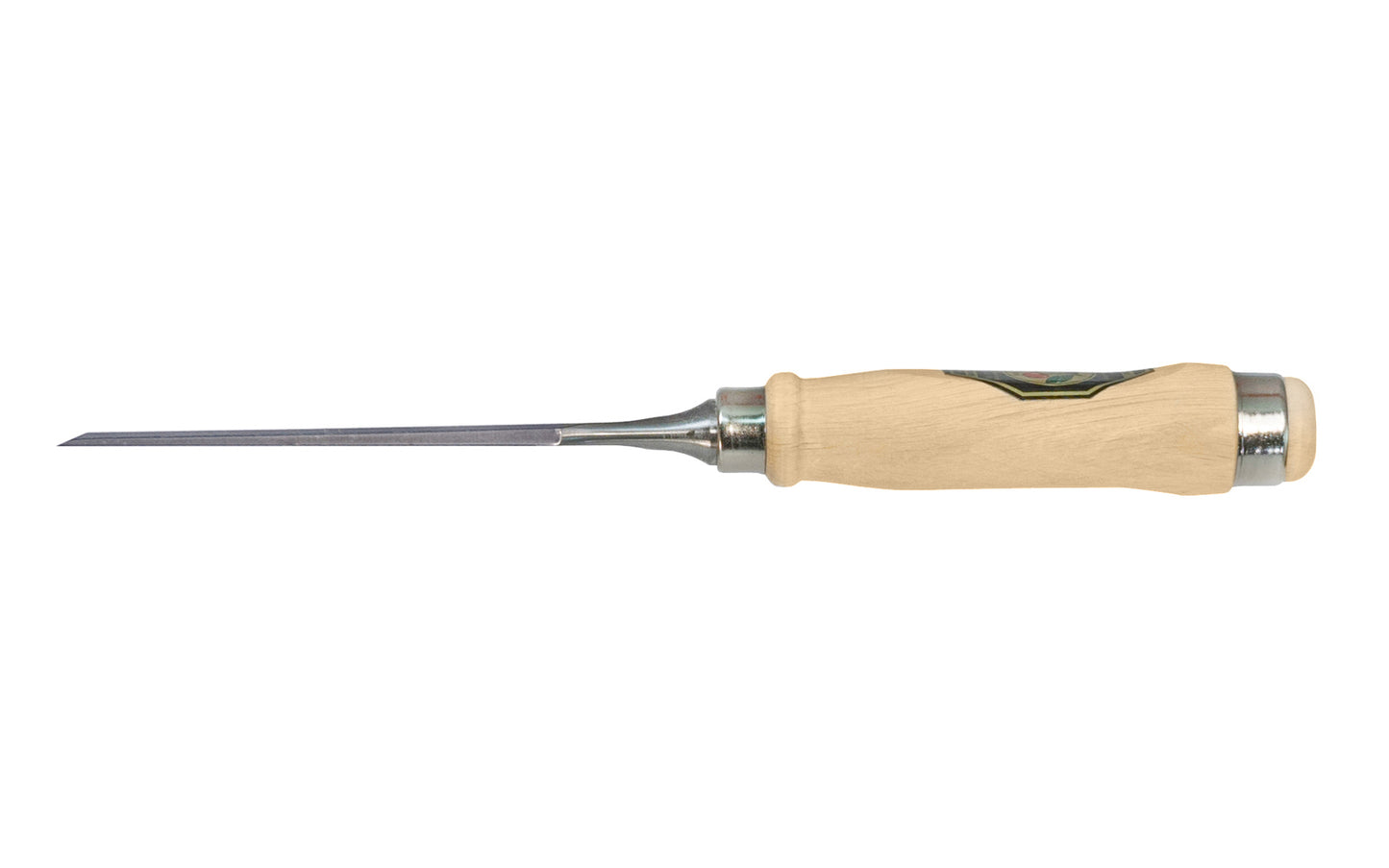 Made in Germany ~ Two Cherries · 1001 series ~ high carbon steel ~ Tempered to Rc61 Rockwell ~ Varnished flat Hornbeam handle - Stechbeitel - Firmer Chisel - short length, light pattern, bevelled edges, Flat hornbeam handle - bevel edge - steel ferrule ~ Use with mallets - 12 mm - 12MM Wide - 4016649101257 - 1001/012