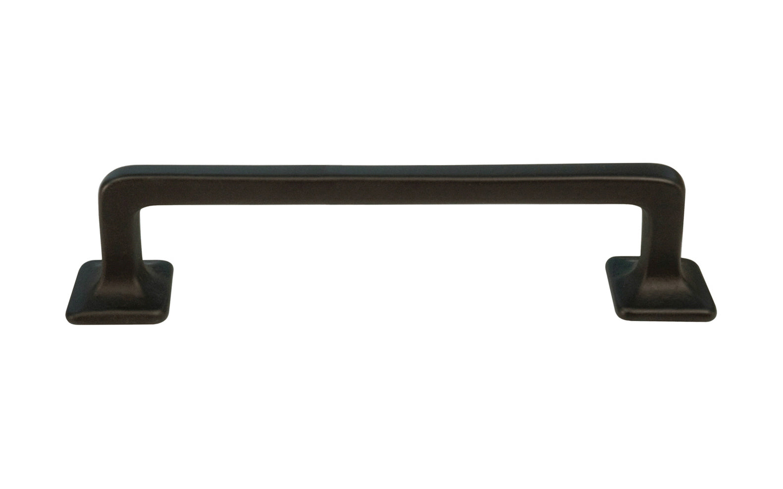 Vintage-style Hardware · Classic Solid Brass Handle Pull ~ 4" On Centers. Mission-Style / Arts & Crafts style. Oil rubbed bronze finish. 4" center to center pull. solid brass kitchen cabinet pull. Drawer pull handle. Authentic reproduction hardware.