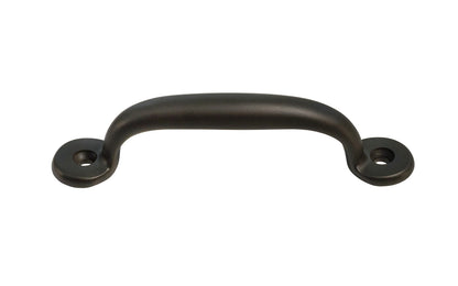 Vintage-style Hardware · Classic Solid Brass Handle Pull ~ 3" On Centers. Authentic reproduction hardware. solid brass kitchen cabinet pull. Drawer pull handle. Authentic reproduction hardware. Utility pull. Oil Rubbed Bronze Finish. 3" center to center pull