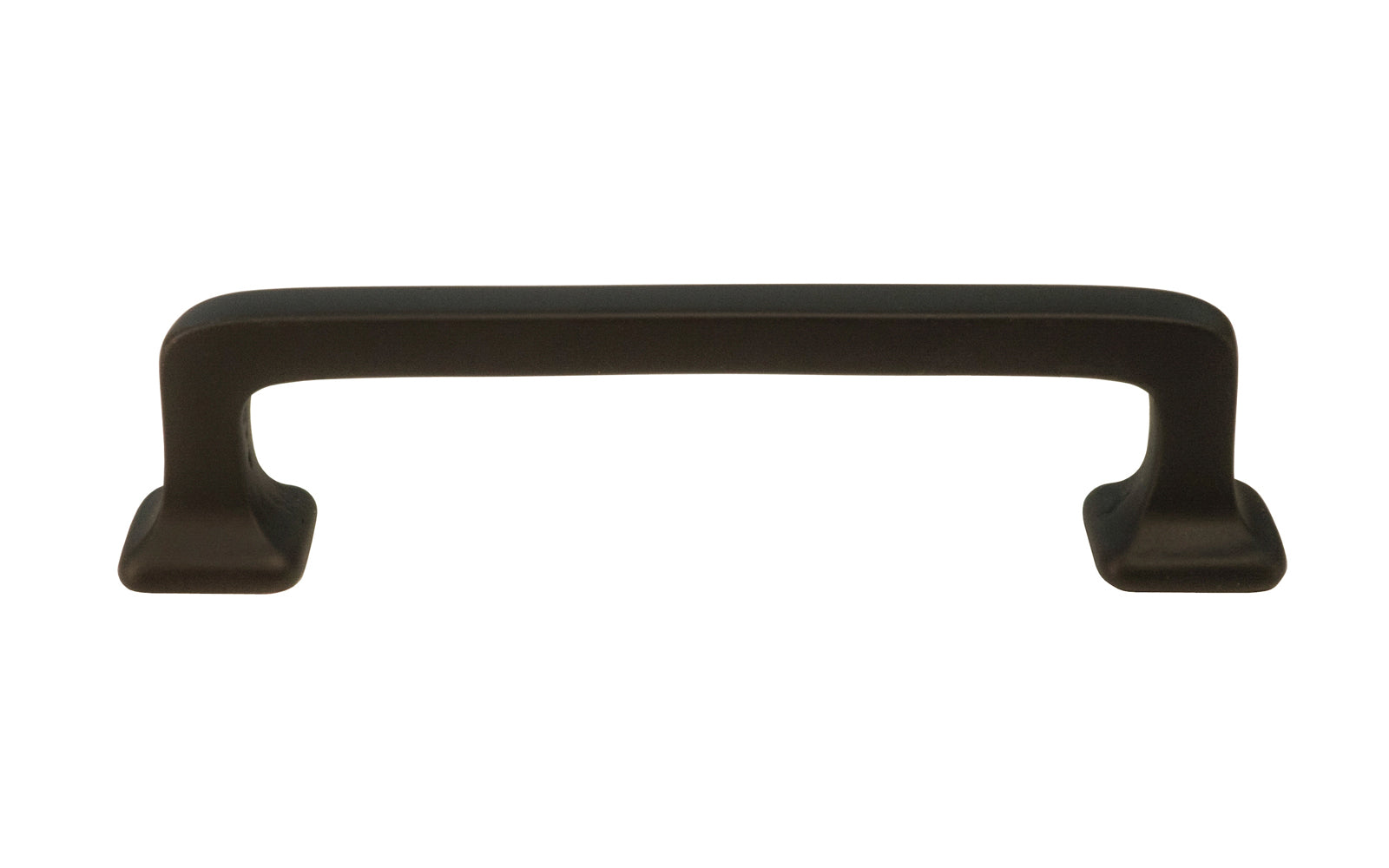 Vintage-style Hardware · Classic Solid Brass Handle Pull ~ 3-1/2" On Centers. Mission-Style / Arts & Crafts style. Oil Rubbed Bronze Finish. 3-1/2" center to center pull. solid brass kitchen cabinet pull. Drawer pull handle. Authentic reproduction hardware.