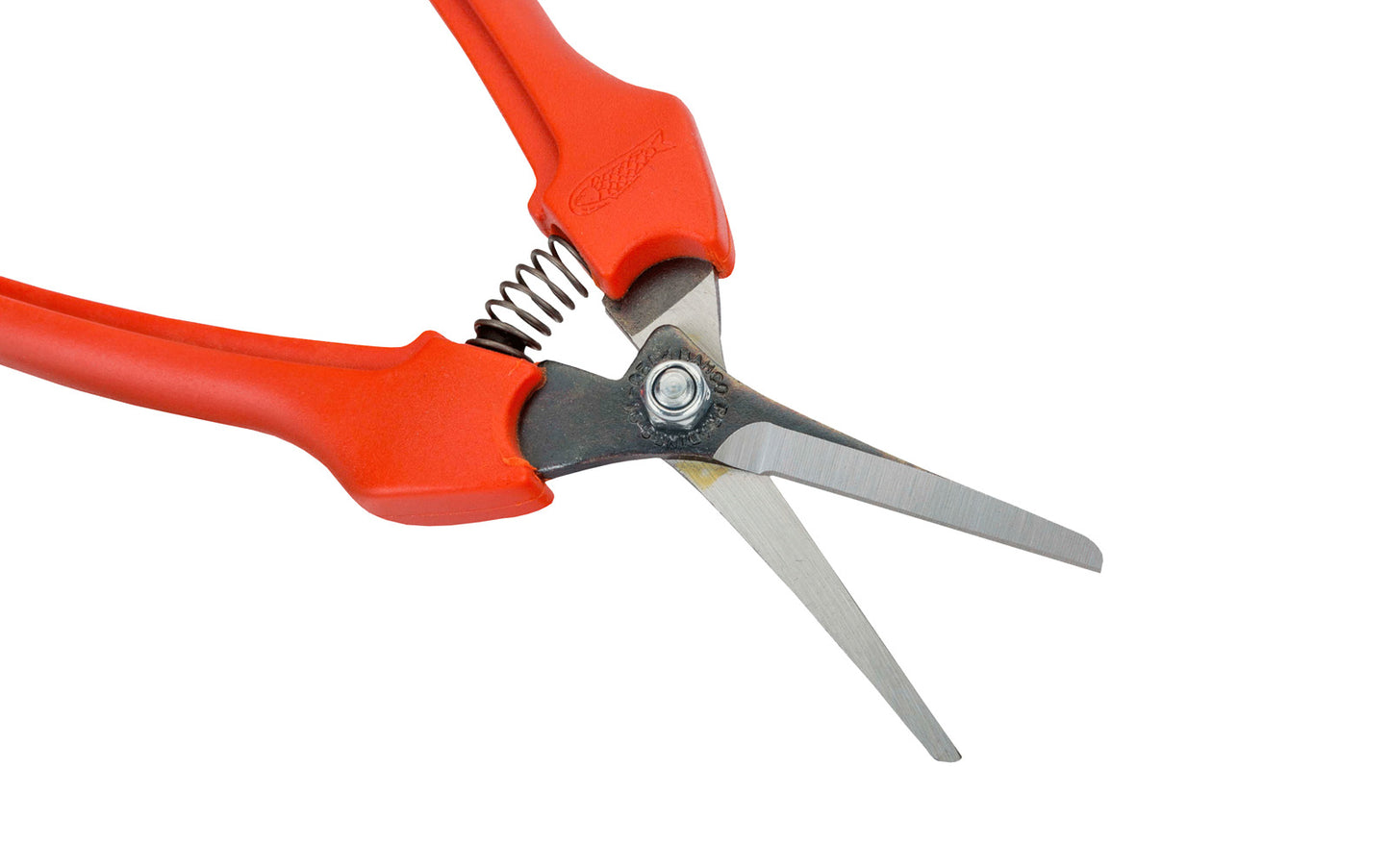 Bahco 11° Angled Harvesting Snips with Fiberglass Handle are a handy harvesting snip, designed for cutting fruit stems & cleaning out fruit bunches. Long & slim blades are slightly bent 11° to facilitate access to hidden stems. Fiberglass reinforced plastic handles. Made in France. Model P123-19-BULK30. 7311518172336