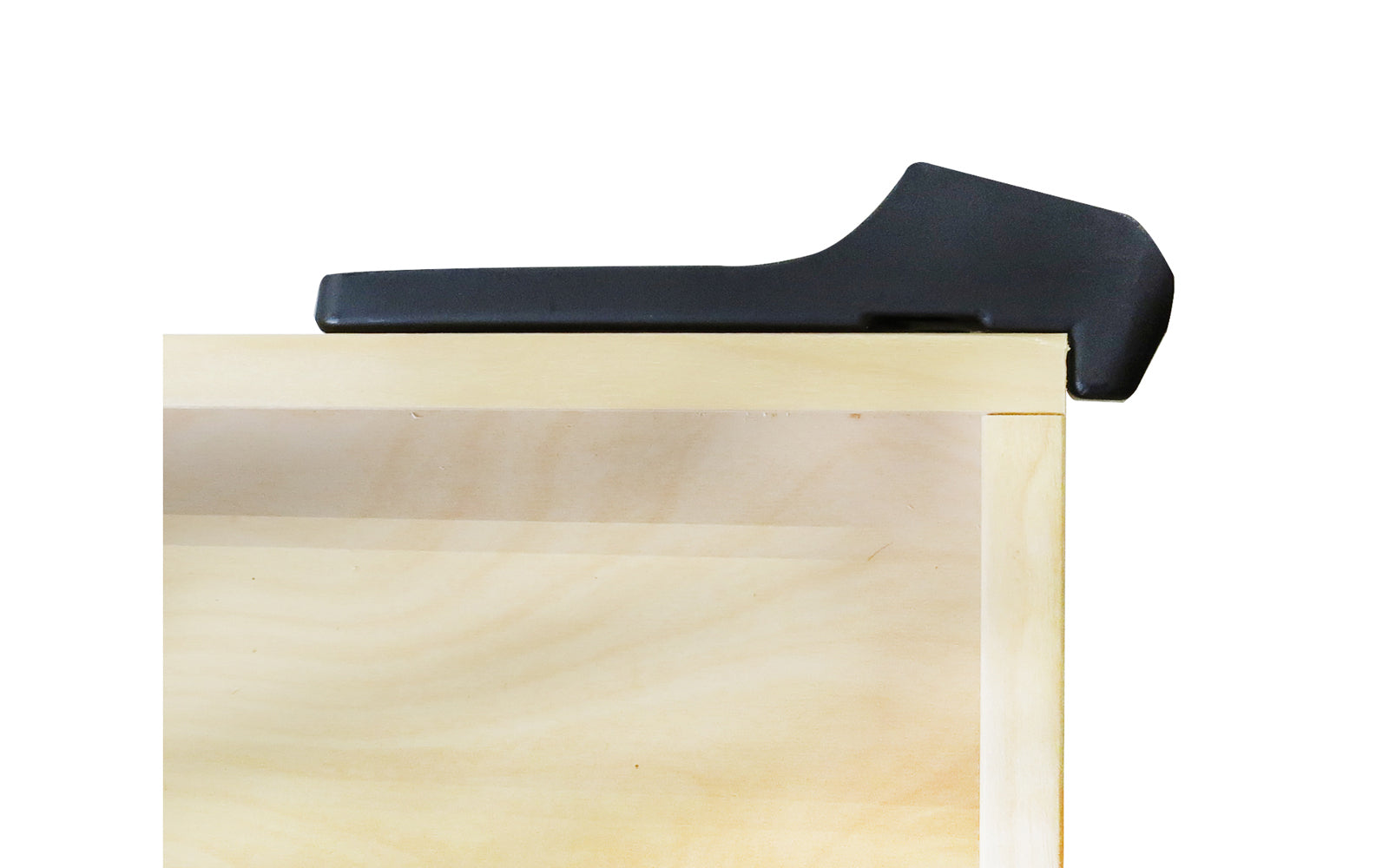 FastCap 15° Drawer Drilling Jig (DDJ) will increase the speed & quality when attaching 5-piece shaker drawer fronts. The DDJ allows you to drill a pilot hole at PRECISELY a 15° angle through the corner of the drawer. FastCap Model 15DDJ. Durable bushings inside jig