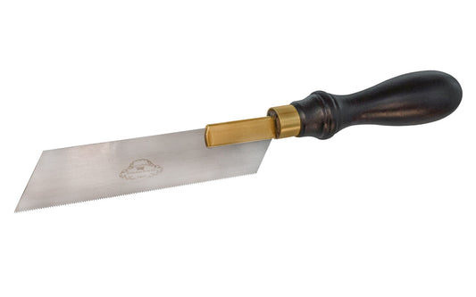 This Flush Cutting saw is a high quality saw made by Crown Tools in England. 20 TPI with 6" (152 mm) blade length. Thin flexible blade. Made in Sheffield, England. Model 187F.
