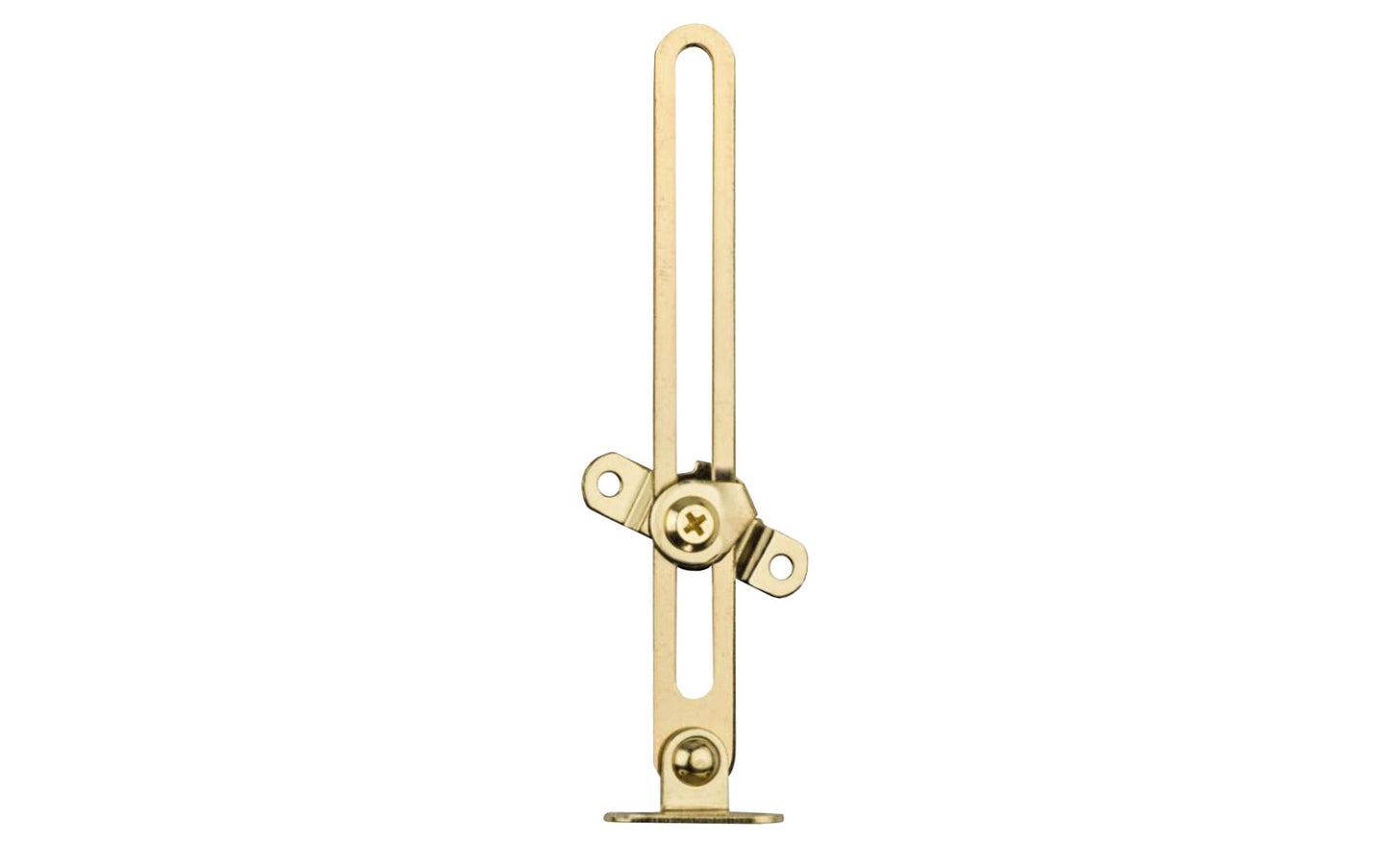 Friction lid support is designed to support lids on boxes & chests at least 3-1/4" deep. Can be mounted on left or right side. Tension can be adjusted to hold the lid in any position & to help prevent slamming. Made of steel material with a brass finish. One support. National Hardware Model No. N208-637. 038613208636