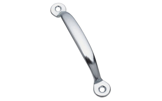 This zinc-plated utility pull is designed for use on screen doors, & other applications. Includes fasteners. Made of steel material with zinc plated finish. 4-3/4" overall size. National Hardware Model N117-713.