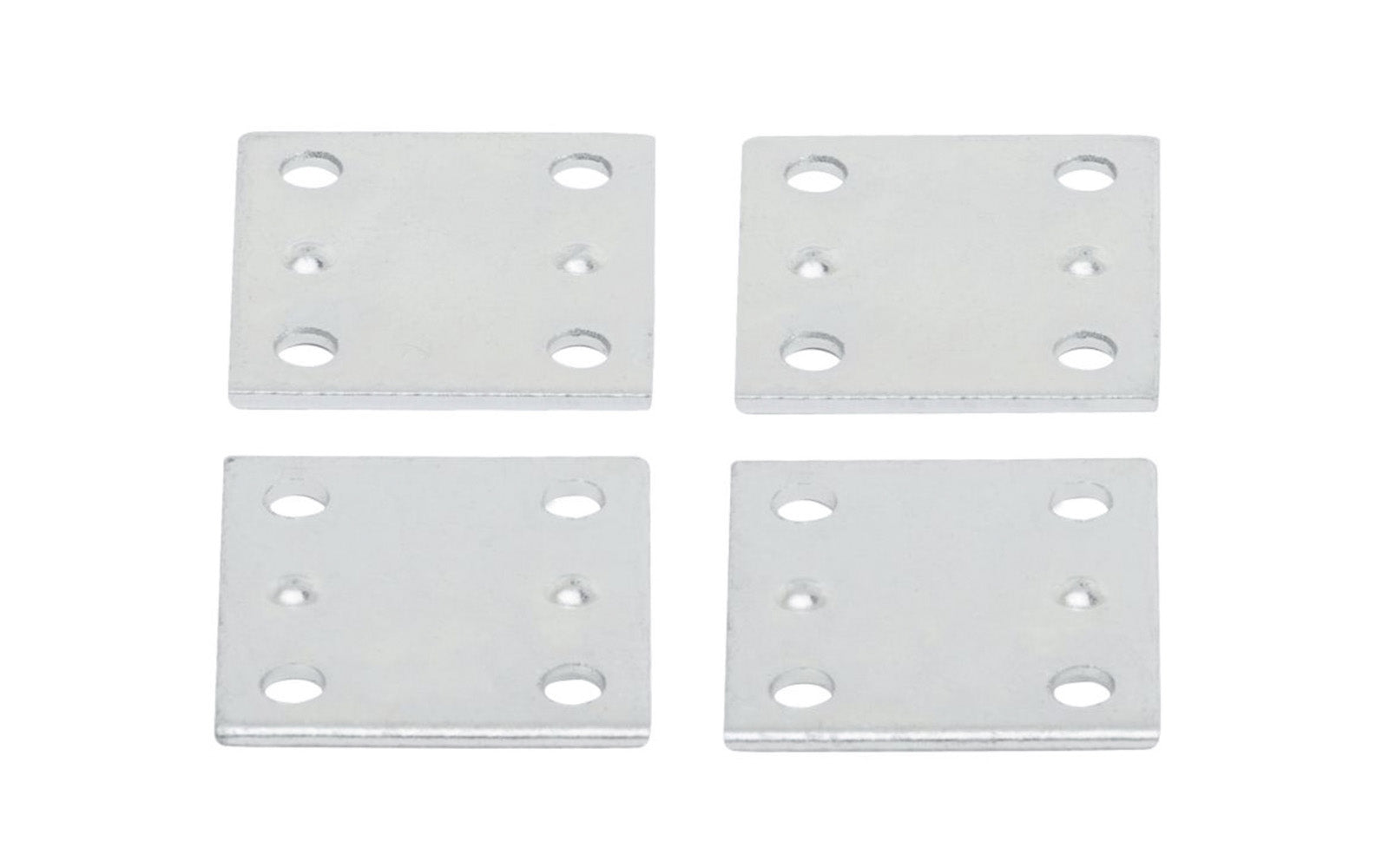 These 1-1/2" x 1-3/8" zinc plated mending plates are for reinforcing, attaching, connecting & splicing panels & industrial applications. Made of steel material with a zinc plating. 4 Pack. National Hardware Model N220-087. 038613220089. Plated to withstand weather conditions & prevent corrosion. 