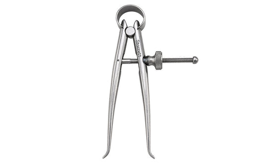 Starrett 3" Toolmakers Inside Caliper ~ 274-3. Designed for toolmakers and all good mechanics who require finer adjustment and better balance so a more sensitive feel can be obtained. Fulcrum stud is hardened. EDP Model 51301. Made in USA.