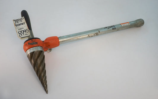 Rigid No. 2-S Spiral Pipe Reamer. 4" long reamer. Used. Made in USA. 