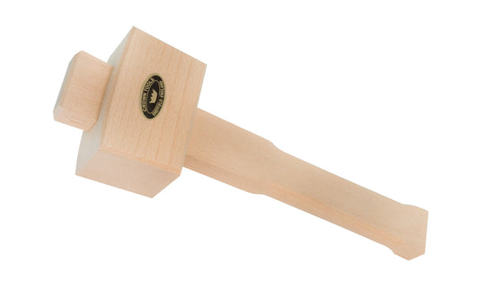 3-1/2" Miniature Beechwood mallet made by Crown Tools in England. Model 105M. High quality mallet is very sturdy & durable. Manufactured from the finest kiln dried Beech. Great for woodworking applications, chisel work, cabinet making, boat building, & other uses. Handle is not lacquered. Made in Sheffield, England. 