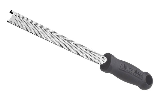 Made in USA - Microplane square blade with Handle - Model 30012 - Wood shaving - This Microplane square rasp with handle is used to enlarge holes & shape surfaces, but cuts much faster & leave a smoother finish than any similar tools. Made from hardened stainless steel - Surform - Grater - 1/2" size - Square