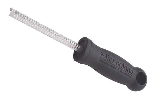 Made in USA - Microplane square blade with Handle - 30019 - Shaving - Wood shaving - Microplane square rasp with handle is used to enlarge holes & shape surfaces, but cuts much faster & leave a smoother finish than any similar tools. Made from hardened stainless steel - Surform - Grater - 1/4" size - Small Square Rasp