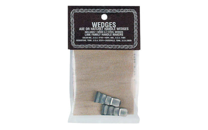 Wood & Steel Wedge for 2-1/4 lb. to 4 lb. Axes. Vaughan & Bushnell Mfg. Made in USA.