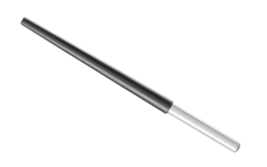 Pferd 5/16" x 3-3/8" Policap Expanding Radius Rubber Head. 1/4" shank diameter. Max RPM:  20000 RPM. Rubber mandrel. Model 42001. Made in Germany.