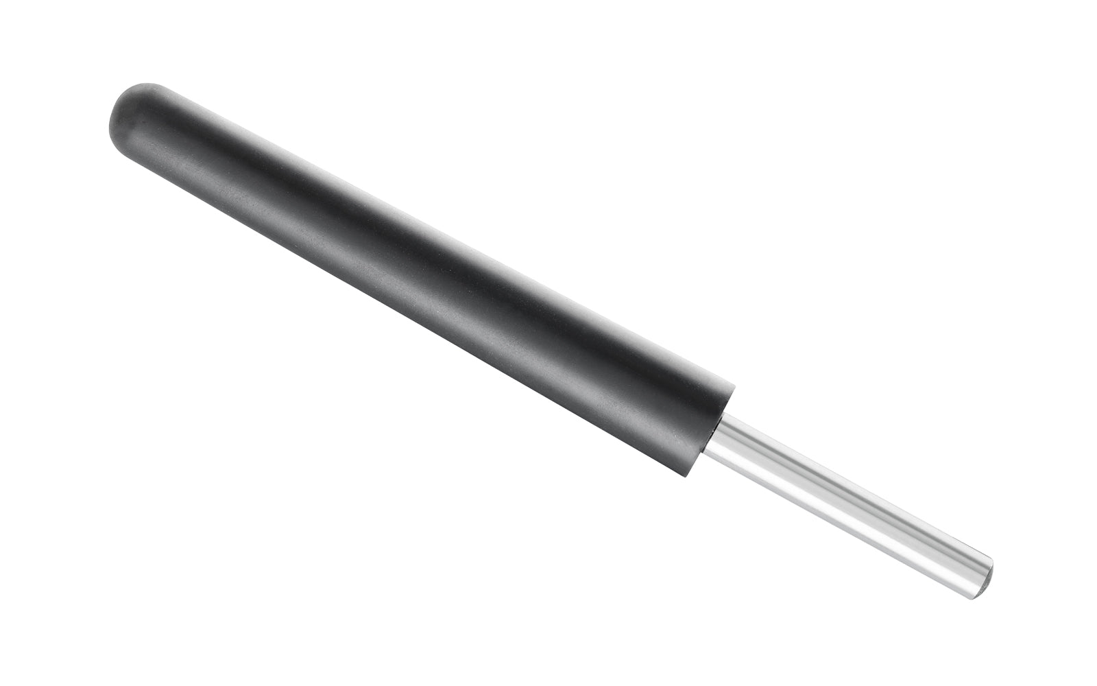 Pferd 1/2" x 3-3/8" Policap Expanding Radius Rubber Head. 1/4" shank diameter. Max RPM:  15000 RPM. Rubber mandrel. Model 42002. Made in Germany.