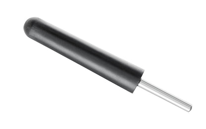 Pferd 3/4" x 3-3/8" Policap Expanding Radius Rubber Head. 1/4" shank diameter. Max RPM:  13000 RPM. Rubber mandrel. Model 42003. Made in Germany.