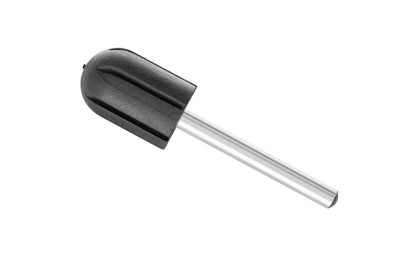 Pferd 3/8" x 5/8" Policap Expanding Radius Rubber Head. 1/8" shank diameter. Max RPM:  45000 RPM. Rubber mandrel. Model 42013. Made in Germany.