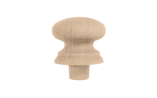 Traditional & Classic Shaker Beech Knob with Tenon. Made of unfinished solid beech wood, these wood knobs have a smooth & attractive look & feel. Wooden shaker knob for cabinets, drawers, & furniture. Old style Beechwood Shaker Knob. Wood Shaker Cabinet Knob. 1-3/8" diameter size knob.