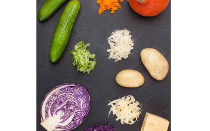 Made in USA - Blade made in USA - Great for Apples, Cabbage, Carrots, Hard & Soft Cheeses, Pumpkin, Onions, & Zucchini - Non-slip grip - Dishwasher safe - Razor-sharp blade made from stainless steel - 18/8 grade - 4" wide blade ~ No-slip base - Gourmet Series Ultra Coarse Grater - non-skid foot - 45011 - Comfort Handle - 098399450117