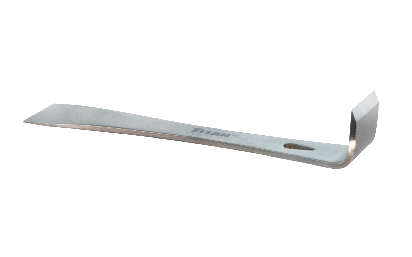 Titan Tools 5-1/2" Mini Pry Bar & Scraper. The bar is great for scraping, lifting & prying smaller objects, & removing smaller nails. Beveled scraper edges. Model 11505. 802090115059